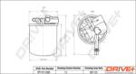Dr! ve+ filtru combustibil Dr! ve+ DP1110.13. 0200 (DP1110.13.0200)