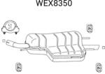 QWP Toba esapament finala QWP WEX8350 (WEX8350)