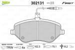 VALEO set placute frana, frana disc VALEO ESSENTIAL 302131 (302131)