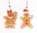 Iris filc akasztós mézeskalács figura, fiú vagy lány 9 x 13, 5 cm (061281) - bestbyte