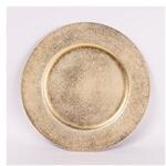  IRIS műanyag tálca, kör alakú, szemcsés, arany 33 cm (676660)