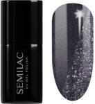 Semilac UV Hybrid Day and Night gél körömlakk UV / LED-es lámpákhoz árnyalat 399 Dark & Spark 7 ml