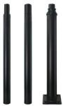 Kobi Tijă metalică pentru stâlp de iluminat exterior BASE, 3 m, negru (KB0613)