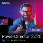 CYBERLINK PowerDirector 2026 Ultimate (elektronikus licenc) (Cybepowdirultim26)