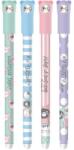 M&G Roller gel cu rescriere cu capace Emoji, 0.5 mm, albastru, So Many Cats, diverse culori AKPC5277D205P4C
