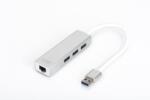 ASSMANN USB3.0 3-Port HUB GLAN Adapter (MEN-R1-130675)