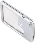 Verk zsebnagyító 3×/6× LED fénnyel, 8, 9 × 5, 7 × 0, 9 cm (09004)