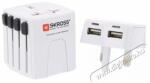 SKROSS MUVUSB-2-4-A 2xUSB töltő bemenettel világutazó adapter
