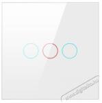 Avatto LZTS02-EU-220V Zigbee Switch, fekete (3-gang, No Neutral)