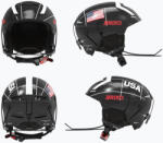 Briko Скиорска каска Briko Slalom 2.0 USA shiny black/white/cardinal red