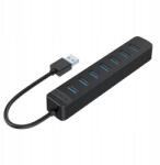 ORICO Hub adapter Orico TWU3 Usb 7x Usb 3.0 (fekete) (Orico)