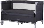 Chipolino Patut pliabil Chipolino Relax anthracite linen cu laterala culisanta (KOSIRE251AN) - bebebliss