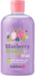 BUBBLE T COSMETICS Gel de dus si baie cu aroma de afine si fructul dragonului, 500ml, Bubble T - springfarma