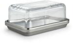 Alessi ES03 Butterdose Rozsdamentes Acél Vajtartó Üvegfedővel - Átlátszó / Ezüst (ES03)