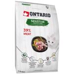 ONTARIO Cat Sensitive Derma Kacsa Bárány 6, 5kg