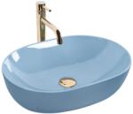 Rea Lavoar pe blat Rea Lisa oval 49 cm albastru lucios (5906366006395)