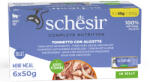 Schesir 6x50g Schesir Complete Nutrition Filet tonhal & fehér hal aszpikban nedves macskatáp