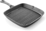 HENDI Tigaie profesionala grill din fonta, Hendi, 230x230x370x(H)25 mm, DNH629932 (DNH629932)