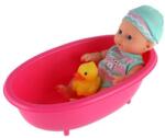 Teddies Păpușă cu rățușcă în cadă din plastic (TD00800593) Figurina