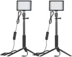 Neewer Kit Neewer ZC-10S două lămpi LED + filtre + trepiede
