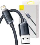Baseus Cablu USB cu fulger de bază Crystal Shine, 2.4A, 2m (czarny)