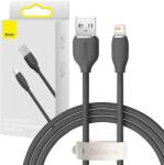 Baseus Cablu USB cu fulger de baza Jelly, 2, 4A 1, 2m (negru)
