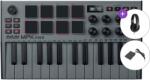 AKAI MPK mini MK3 SET Grey Claviatură MIDI (MPKMINI3G-SET) Controler MIDI
