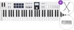 Arturia KeyLab Essential 61 mk3 SET Claviatură MIDI White (<![CDATA[KEYLAB-ESSENTIAL-61WH-MK3-SET]]>) Controler MIDI