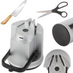  Akkumulátoros konyhai kés- és ollóélező (v07357)