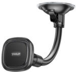 YOOUP S20 (mágneses) Tapadókorongos Autós Tartó Fekete