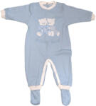  Trimex pamut hosszú ujjú rugdalózó (68) kék ölelő macik