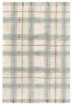 Lorena Canals Covor crem-verde salvie lavabil, țesut manual din bumbac 140x190 cm Tartan Blue Sage - Lorena Canals Covor