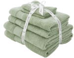 Catherine Lansfield Prosoape de baie verzi 6 buc. din bumbac din frotir Anti-Bacterial - Catherine Lansfield Prosop
