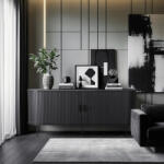  Komoda TRISH 180 czarny (wipMMR0811)