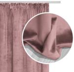 SN Perdea de catifea Velvet roz pudră 140x270