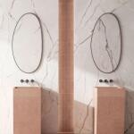 Durstone Gresie tip placa Durslab Silver Lake 3DSoft RC Rectificata Satinata 120x280 cm grosime 6 mm