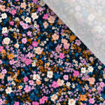 Takoy Jersey Takoy mini fekete virágok Trei