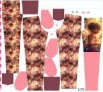 Takoy Panel szabásmintával 170 softshell nadrágra ragyogó tündér