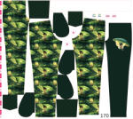 Takoy Panou cu croială 170 pentru pantaloni softshell zâna ploii