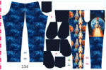 Takoy Panou cu croială 134 pentru pantaloni softshell misiune spațială