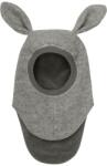 HUTTEliHUT Cagulă dublată lână merinos fiartă Huttelihut - Bunny Grey