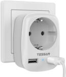 Tessan Adaptor Tessan TS-611-DE, 2xUSB - 2, 4A, 13A (TS-611-DE)