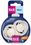 LOVI Set suzete din silicon pentru +18 luni Dynamic Prime Coconut/Ivory 34/403, 2 bucati, LOVI