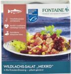 Fontaine Salata de somon salbatic Mexico in dressing bio de rosii, picanta 200g