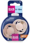 LOVI Set suzete din silicon pentru 6 - 18 luni Dynamic Prime Nude/Blush 34/406, 2 bucati, LOVI