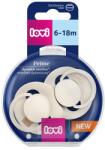 LOVI Set suzete din silicon pentru 6 - 18 luni Dynamic Prime Coconut/Ivory 34/402, 2 bucati, LOVI