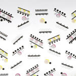 Global Fashion Abtibilduri unghii 3D, model Nail Accessory LS-18