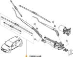 Renault Lamela stergator ORIGINAL RENAULT 288903879R (288903879R)