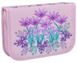 LEGO® Tolltartó, klapnis, cipzáras, töltött, LEGO Flowers, rózsaszín-mintás