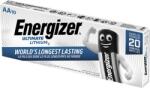 Energizer Elem, AA ceruza, 10 db, lítium, ENERGIZER Ultimate Lithium